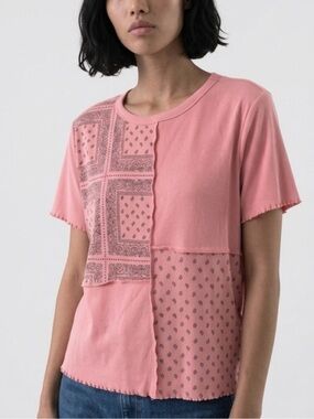torrid Pink Patchwork Short-Sleeve Tee